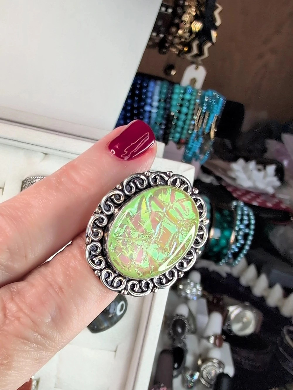 Oval Statement Ring